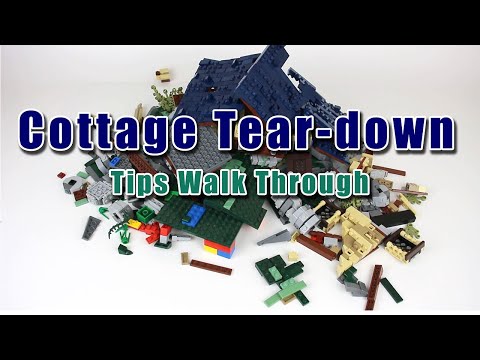 LEGO Medieval Cottage MOC Breakdown | Tutorial on Freeform, Terrain, Trees, and More!
