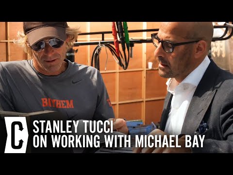 Working With Michael Bay Explained by Stanley Tucci