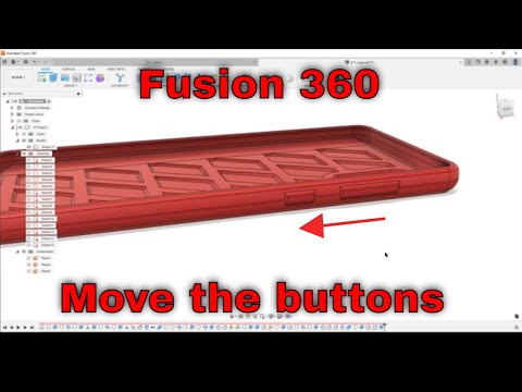 Fusion 360 - Finding features in an unknown file (Phone case move buttons)