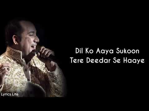 Lyrics: Dil Ko Aaya Sukoon Full Song | Rahat Fateh Ali Khan, Hiral Brahmbhatt | Sameer | Sajid-Wajid