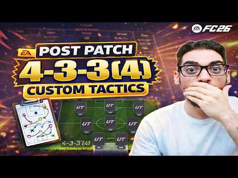 *POST PATCH* BEST META 433(4) FORMATION AND CUSTOM TACTICS | FC 26 ULTIMATE TEAM