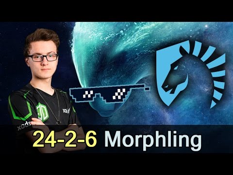 Miracle 24-2-6 mid Morphling — Liquid vs Alliance Dota 2
