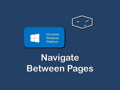 uwp navigate between pages