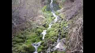 preview picture of video 'WATER FALL WE FOUND EXPLORING BY SILVER CITY IDAHO GHOST TOWN = NAME UNKNOWN'