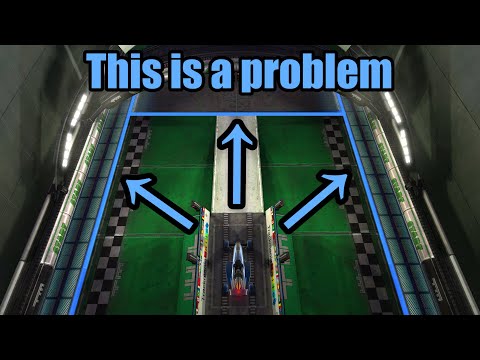 Can you beat Trackmania without touching the BLUE color?