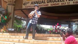 Jake Shimabukuro playing  1'4'3 at 41st  Annual Ukulele Festival
