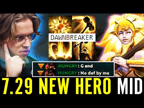 TOPSON DAWNBREAKER 7.29 New Hero Trying!!! Echo Sabre + Assault META Hard Carry Dota 2 Pro Guide