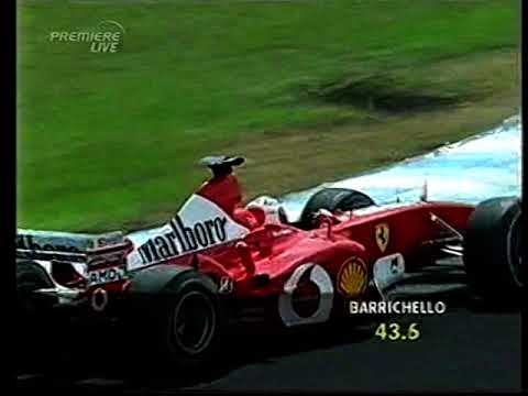 Formel 1 2003: Das Nervenkitzel-Qualifying 2 beim Großen Preis von Brasilien