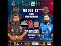 Nation S Super League Hard Ball Match No 13 Estate Xperts Vs Sangani Budhani Strikers