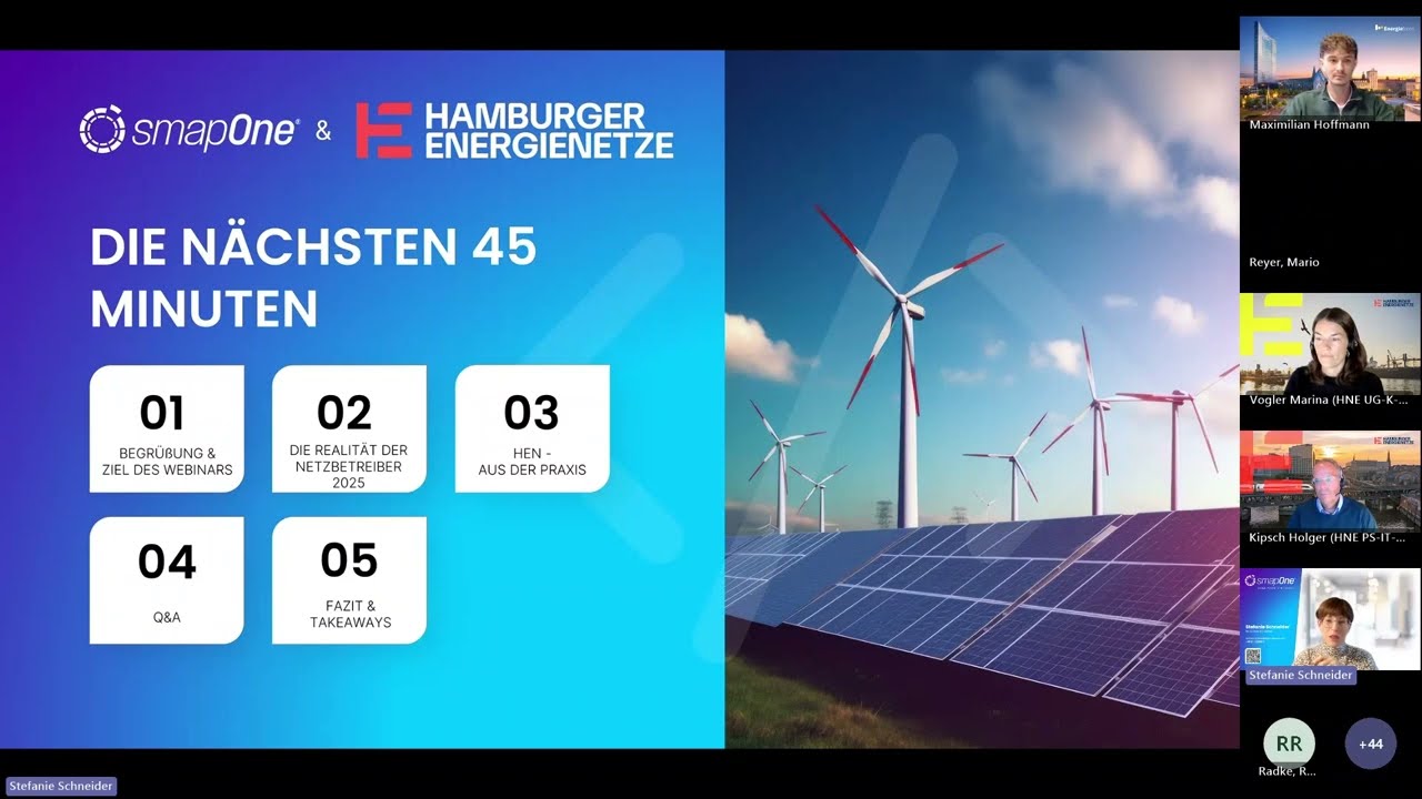 Webinar mit Hamburger Energienetze - Best Practices für No Code in der Energiebranche