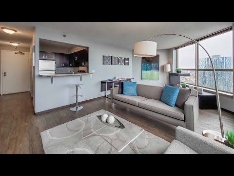 A West Loop 1-bedroom model at the popular Presidential Towers A West Loop 1-bedroom model at the popular Presidential Towers
