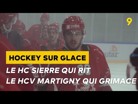 Le HC Sierre qui rit, le HCV Martigny qui grimace