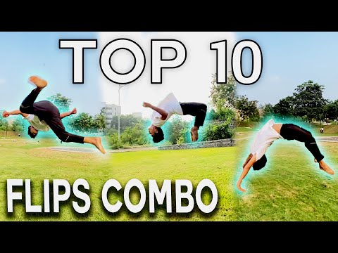 Top 10 Easiest flips combo / Top 10 Basic flips Combo