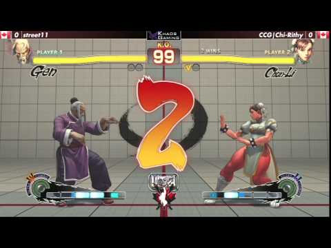 CC2014 USF4 Top 16 W1 - street11 (GEN) vs CCG Chi-Rithy (CHN)