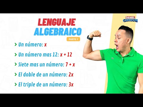 ALGEBRAIC LANGUAGE PART 1 Super easy - For beginners