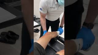 KNEE CHIROPRACTIC ADJUSTMENT FOLLOWING A KNEE INJURY