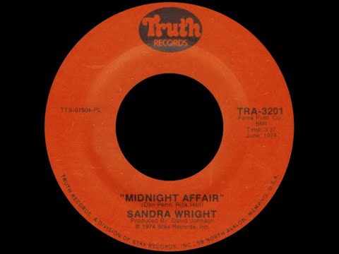 Thumbnail for Sandra Wright ‎– Midnight Affair ℗ 1974 by Clarence "Gatemouth" Brown, Midnight, R.E.M., Memphis Slim, The Band, Rhythm and blues, Y&T