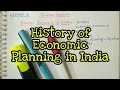 Indian Economy History Of Planning In India Lecture 1 1