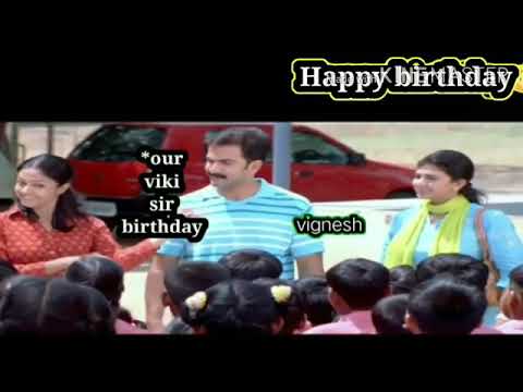 Win and shine academy - Birthday wishes Vignesh : )