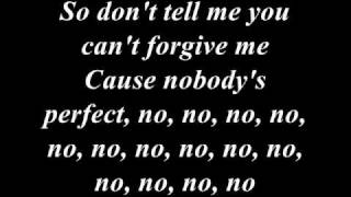 Jessie J - Nobody's Perfect Lyrics