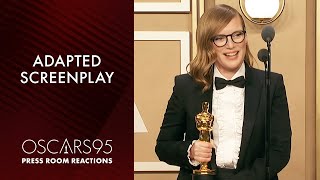 Adapted Screenplay | Sarah Polley | Oscars95 Press Room Speech
