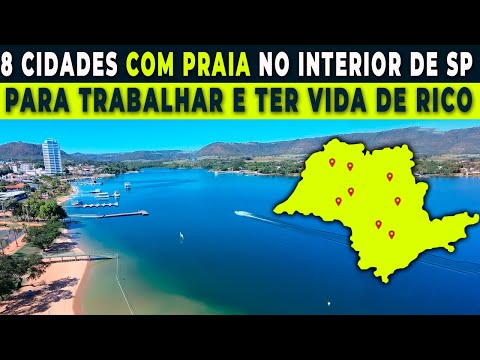 8 CIDADES DO INTERIOR DE SÃO PAULO PARA TER VIDA DE PRAIA SEM O CAOS DO LITORAL DE SP