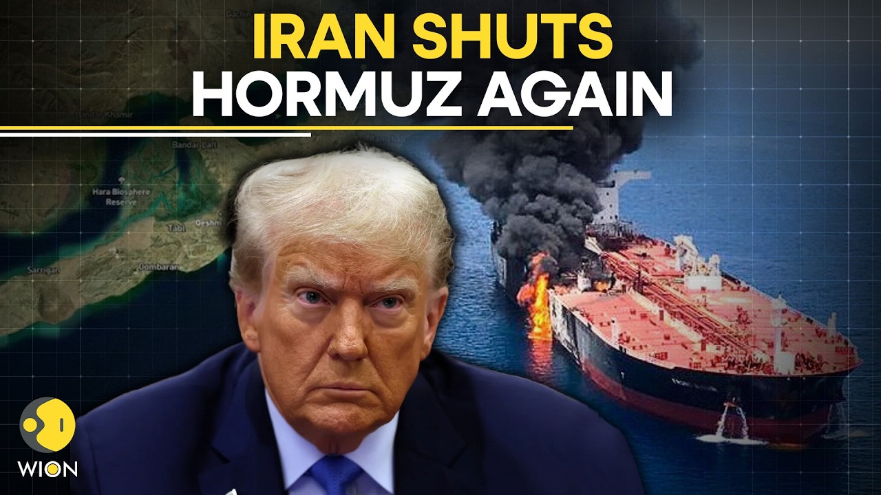 US-Iran War LIVE: Strait of Hormuz LOCKED Down | Iran Slams US ‘Breach’ | WION