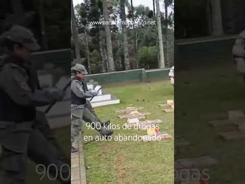 📍Misiones:*Abandonan vehículo cargado con 912 kilos de droga en la localidad de Comandante Andresito