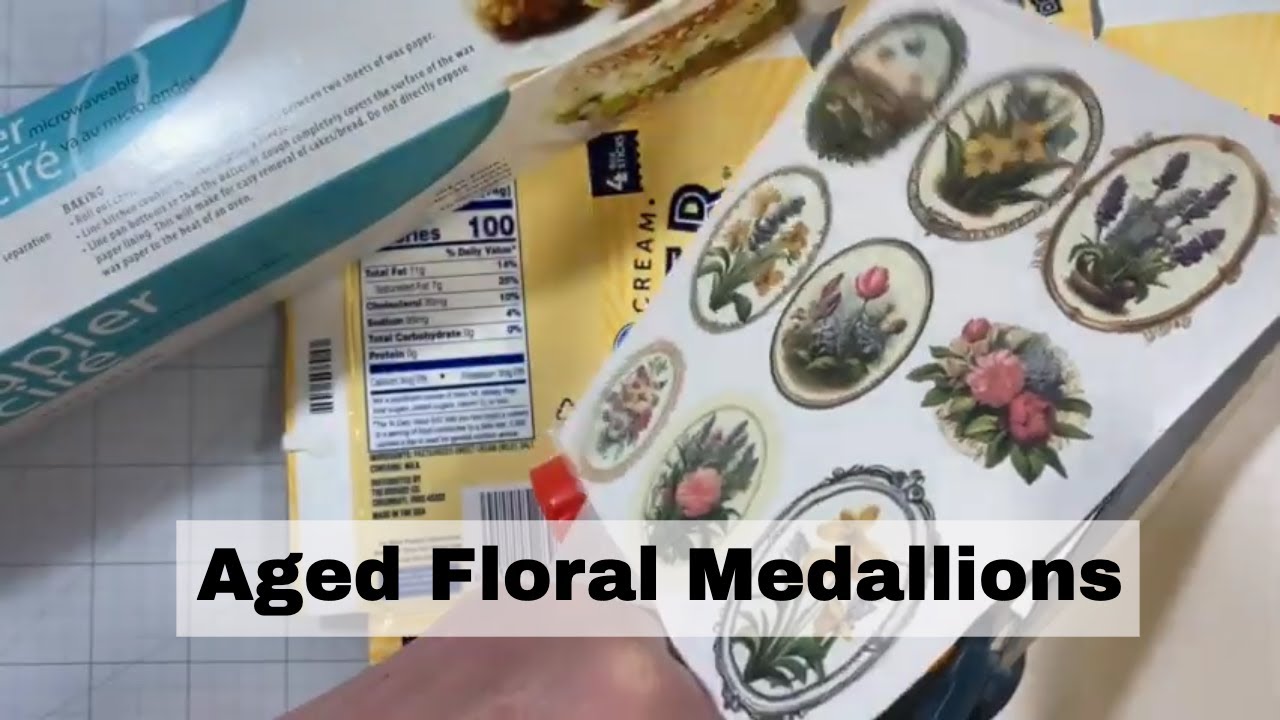 I Made Vintage Floral Medallion Crafts