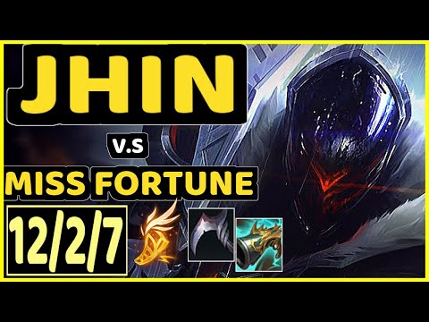 GUNKRAB (JHIN) vs MISS FORTUNE - 12/2/7 KDA BOTTOM ADC GAMEPLAY - OC Ranked GRANDMASTER