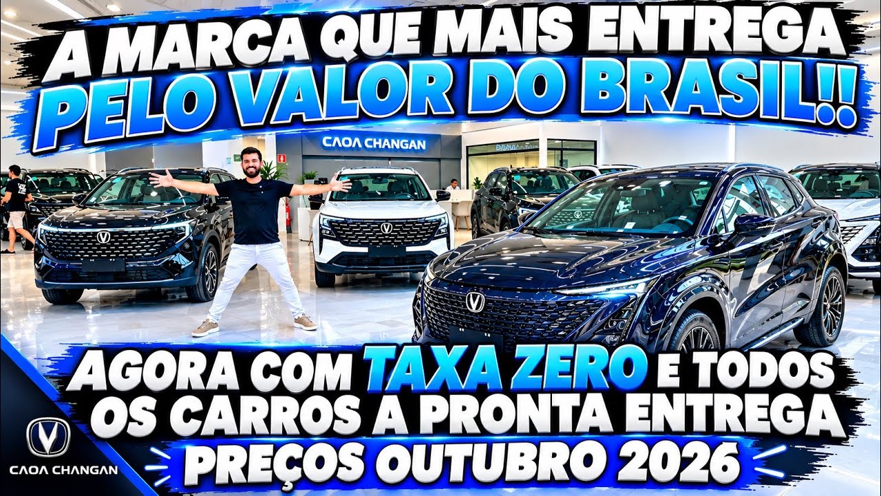 CAOA CHANGAN E SEUS PREÇOS ATUALIZADOS EM OUTUBRO DE 2026 | ESSES CARROS VALEM A PENA??