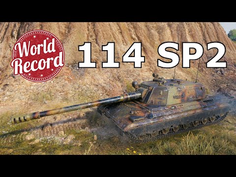 World of Tanks 114 SP2 - 4 Kills 12,7K Damage | NEW WORLD RECORD