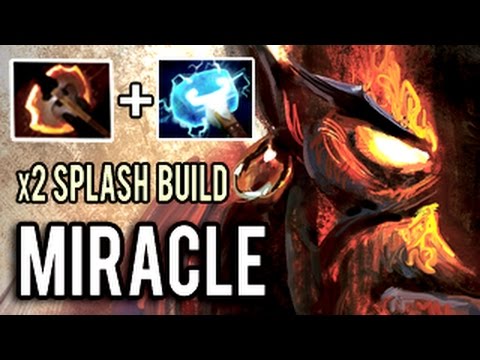 Ember Spirit Battle Fury + Maelstrom build by Miracle NEW SET MMR Dota 2