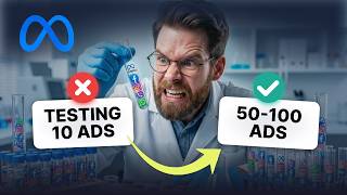 The New Meta Ads Testing Strategy: 10 Ads vs 100 Ads