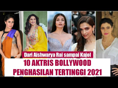 10 AKTRIS BOLLYWOOD PENGHASILAN TERTINGGI DI 2021 | BERITA BOLLYWOOD | INFO BOLLYWOOD INDONESIA