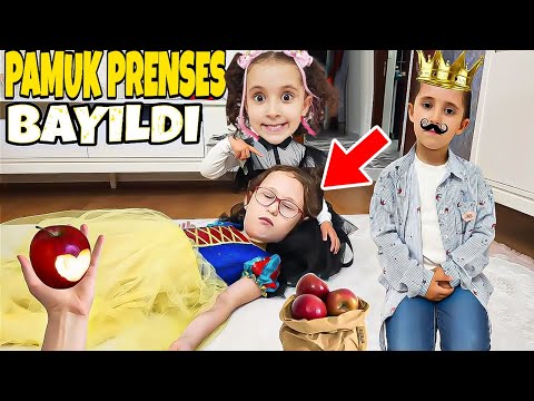 BAHAR BECAME SNOW PRINCESS BANU ALYA IS THE EVIL QUEEN!! BAHAR ATE THE APPLE AND FADISHED IT!!