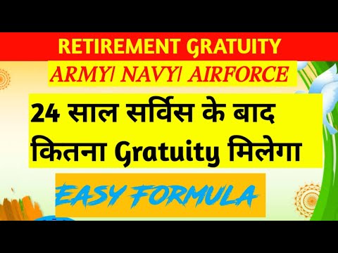 How much gratuity do you get in the Army in 24 years? || Gratuity for Defence Forces #indianarmy