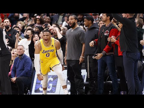 LEBRON AND RUSS! Los Angeles Lakers VS Toronto Raptors INSANE Overtime! NBA Highlights 2022