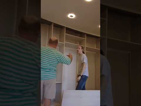 сборка шкафа купе