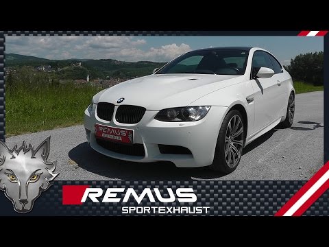 BMW M3 E92 Coupé with REMUS cat-back sport exhaust system