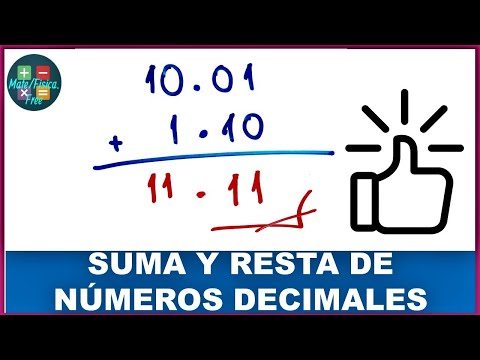 Cómo SUMAR Y RESTAR Números DECIMALES│ Súper Fácil