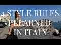 4 Italian Style Rules I Learned In Italy
