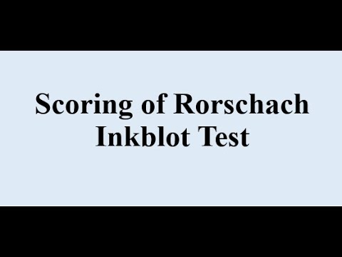 Scoring of Rorschach inkblot test | Psychology | Iqra Sageer