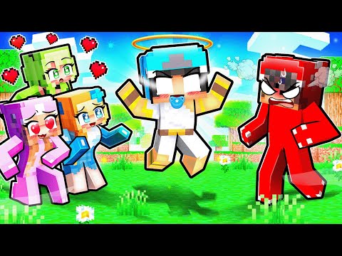 Playing as a BABY GODDESS to Rizz Girls in Minecraft!
