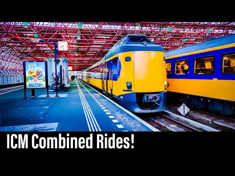 Trein Cabinerit / Almere - Amsterdam - Deventer / ICM Intercity / Maart 2019