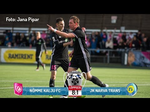 36. voor 2017: Nõmme Kalju FC - JK Narva Trans 8:1 (3:1)