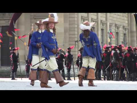 Dreharbeiten 2010 in Würzburg zum 3D-Film "Die drei Musketiere (2011)"