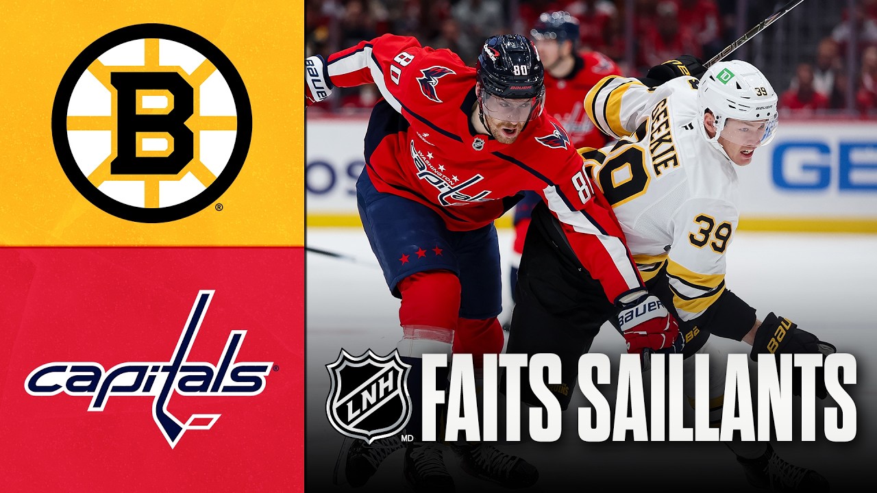 Bruins vs Capitals 14/03/26 | Faits saillants