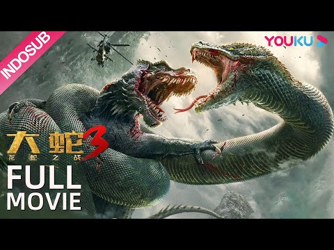 INDO SUB (Snake 3) Monster Prasejarah bangun!Pertarungan Dinosaurus dan Ular raksasa dimulai | YOUKU