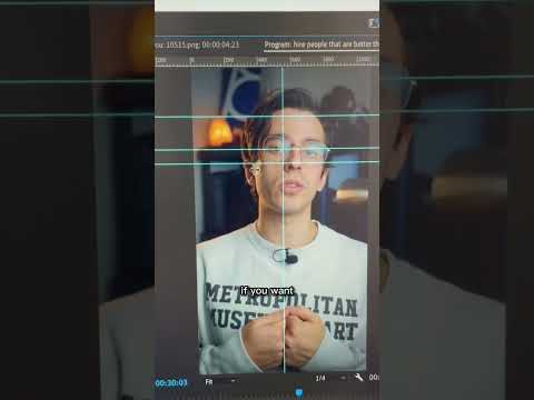 Show Guidelines In Adobe Premiere Pro